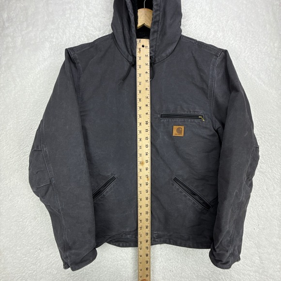 Carhartt Sierra Jacket Sherpa Lined Mens Medium J141 029 Shadow Gray - Picture 6 of 15